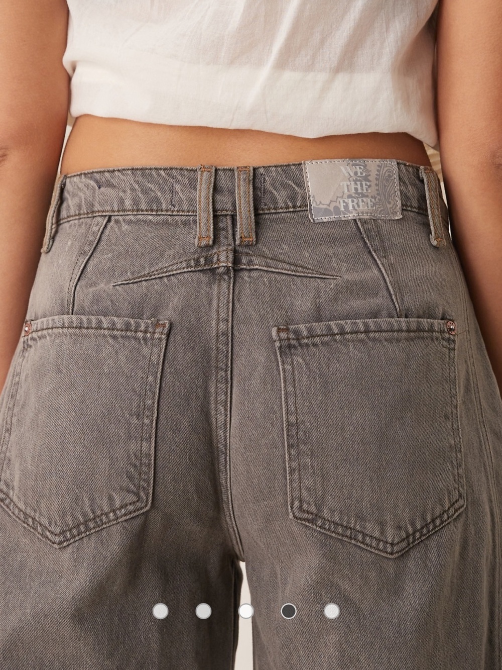 SOLD LIKE ITEMS IN CLOSET Free People We The Free Good Luck Mid Rise - Picture 4 of 8